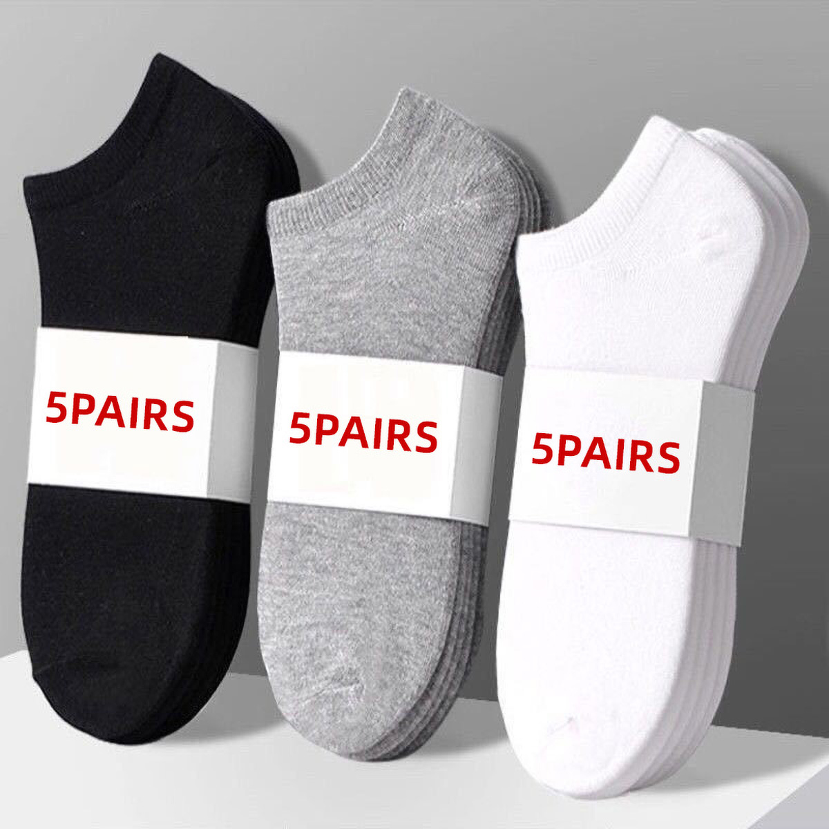 Socks Ankle Men - 5 paia di calzini da barca