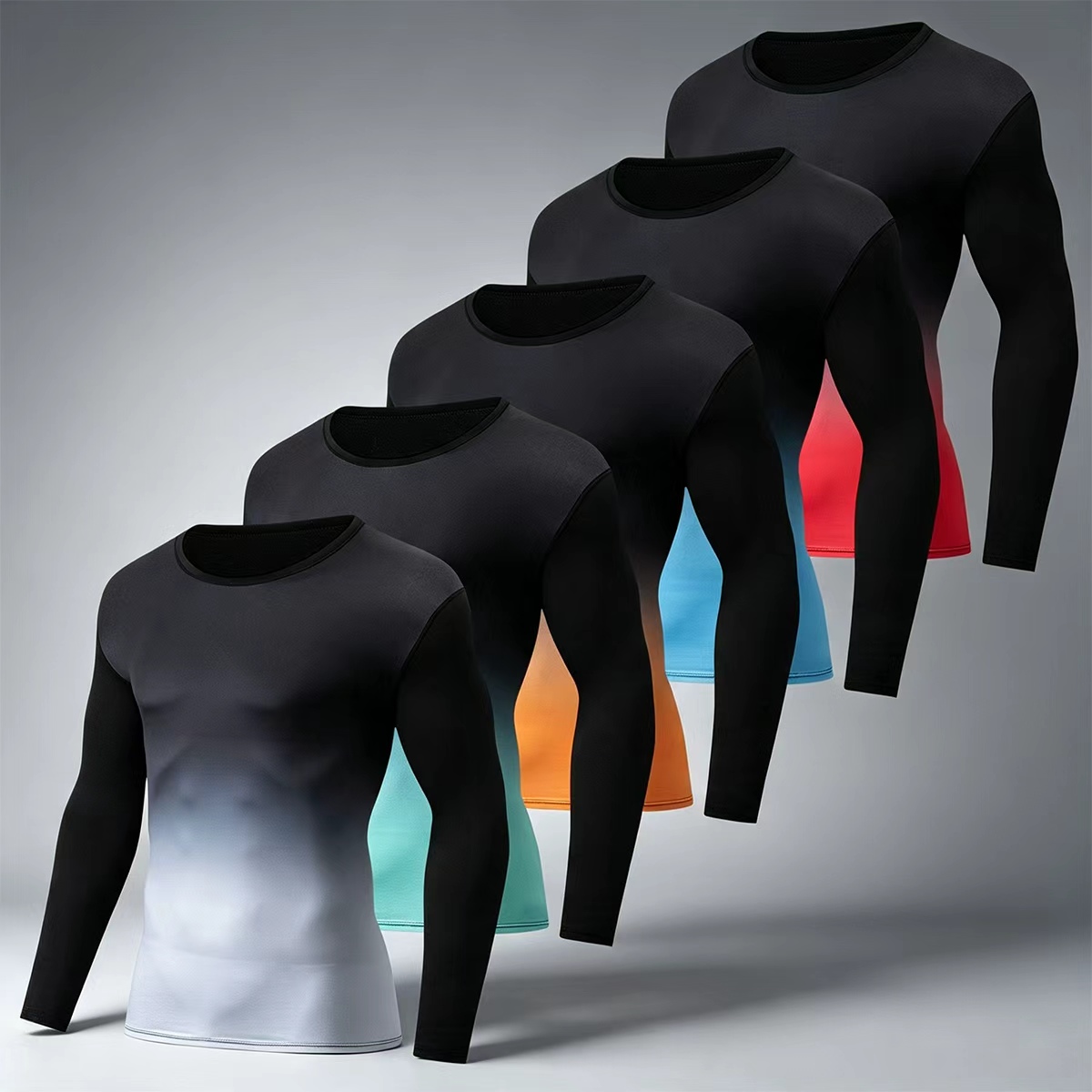 Men'S Fashion T Shirts - 1/2 Pezzo Set di Intimo Sportivo
