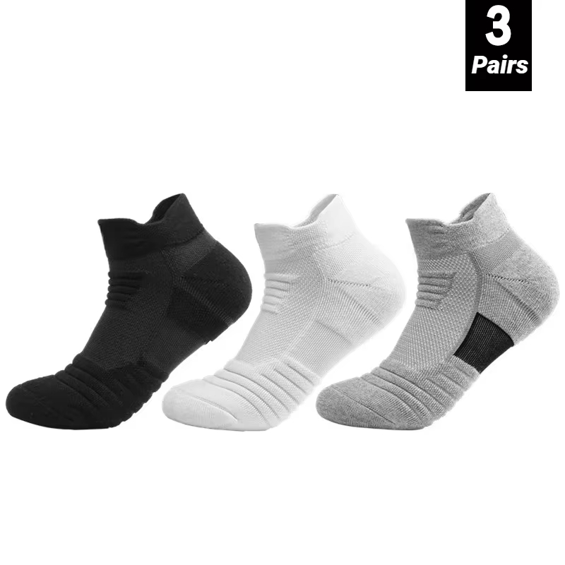 Socks Ankle Men - 3 Paia di Calzini Antiscivolo da