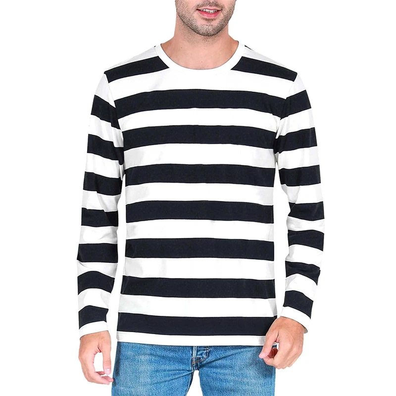 Mens Fashion Clothes - T-shirt da uomo a maniche lunghe