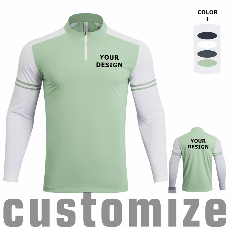 Men'S Fashion T Shirts - Maglietta Personalizzabile a Maniche Lunghe con