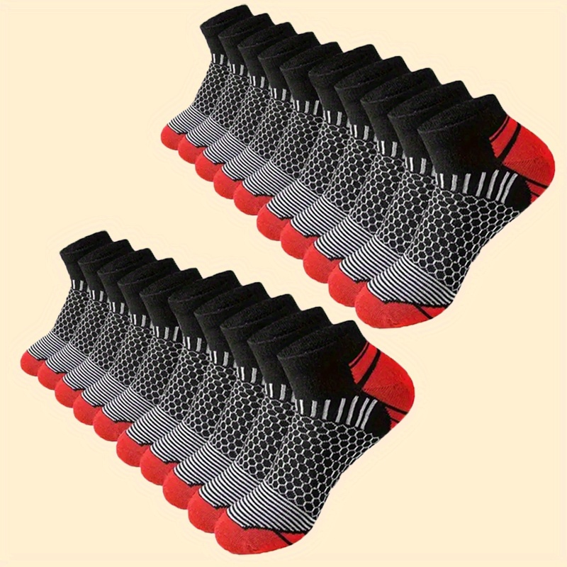 Socks Ankle Men - 6 Paia di Calzini Sportivi Corti