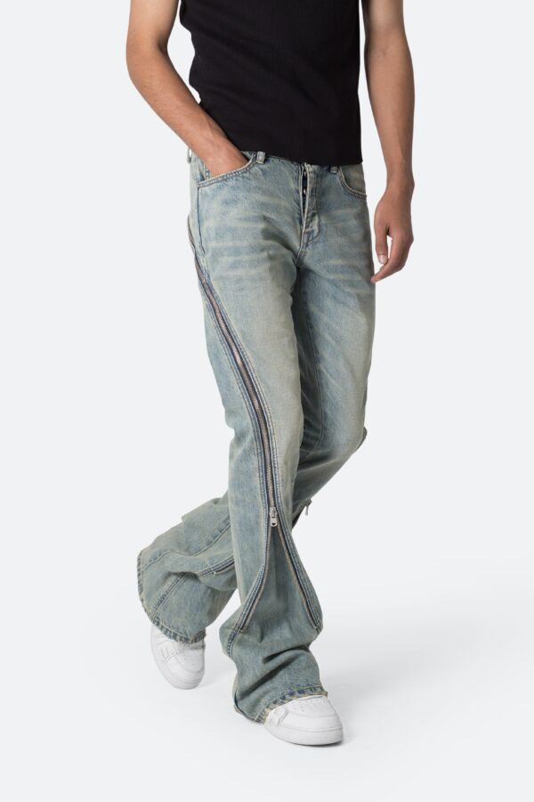 Men'S Fashion Grey Jeans - Jeans Svasati Casual da Uomo in