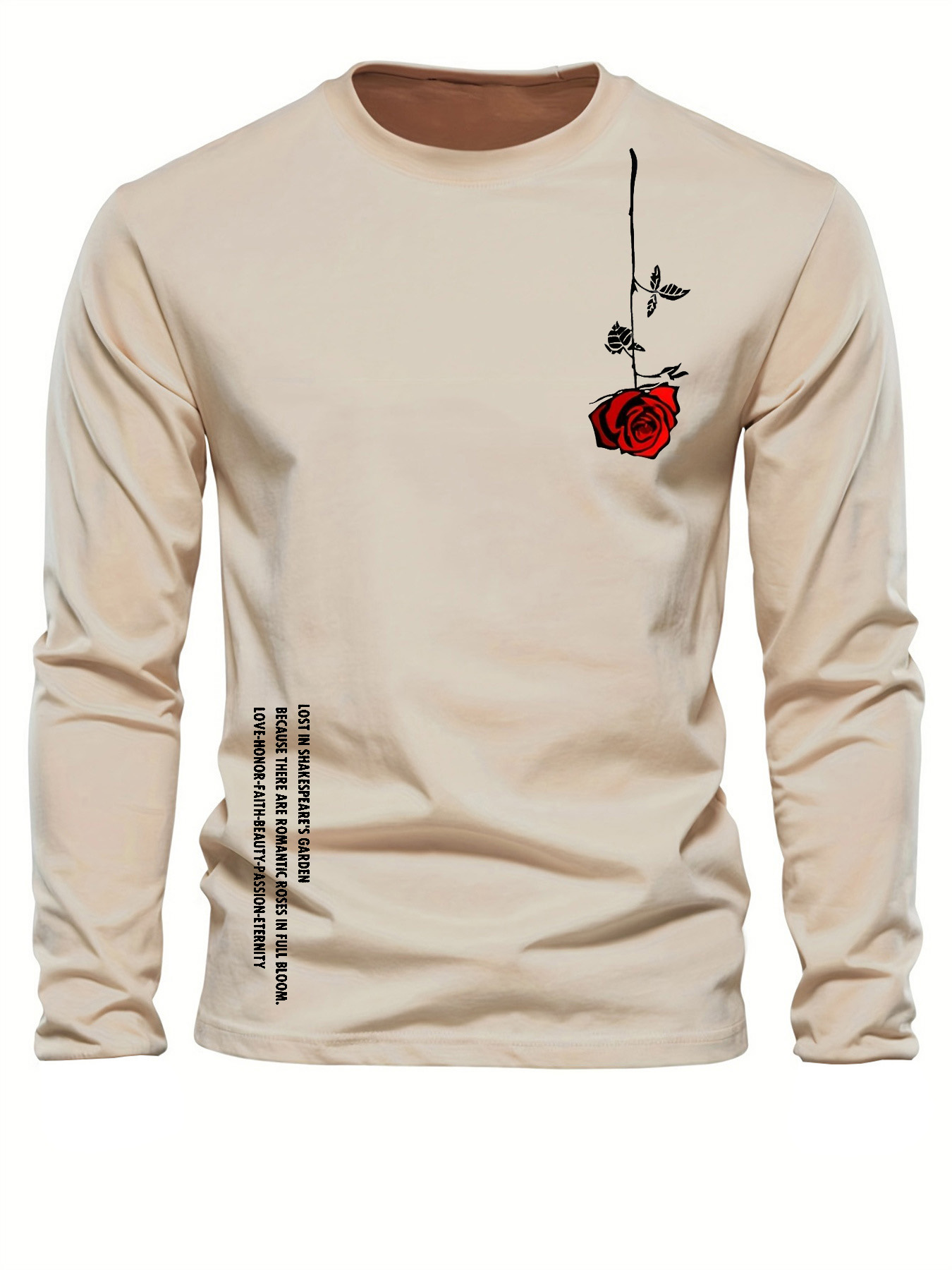 Men'S Fashion T Shirts - T-shirt versatile da uomo in puro