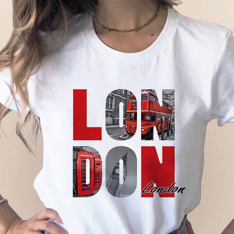 Men'S Fashion New York - T-shirt stampata Fashion City Parigi Londra