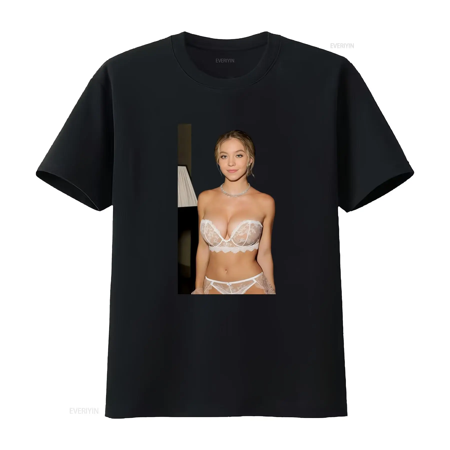 Men'S Fashion Sydney - T-shirt Ispirata a Sydney Sweeney, Elegante
