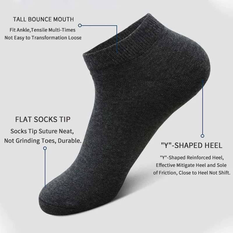 5 paia di calzini da barca uni - Socks Ankle Men recensione e prezzo