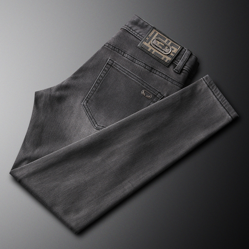 2025 autunno nuovi jeans di ma - Men'S Fashion Grey Jeans recensione e prezzo