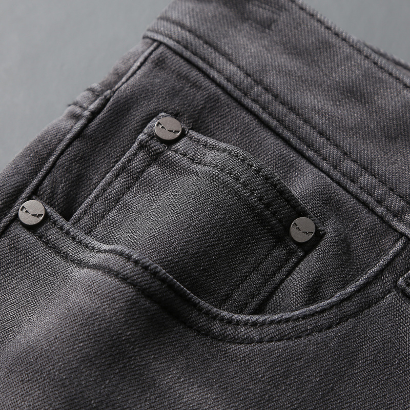 2025 autunno nuovi jeans di ma - Men'S Fashion Grey Jeans recensione e prezzo