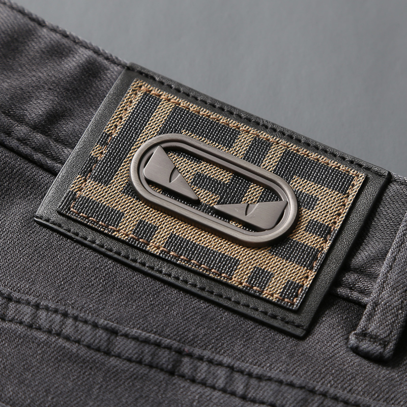 2025 autunno nuovi jeans di ma - Men'S Fashion Grey Jeans recensione e prezzo