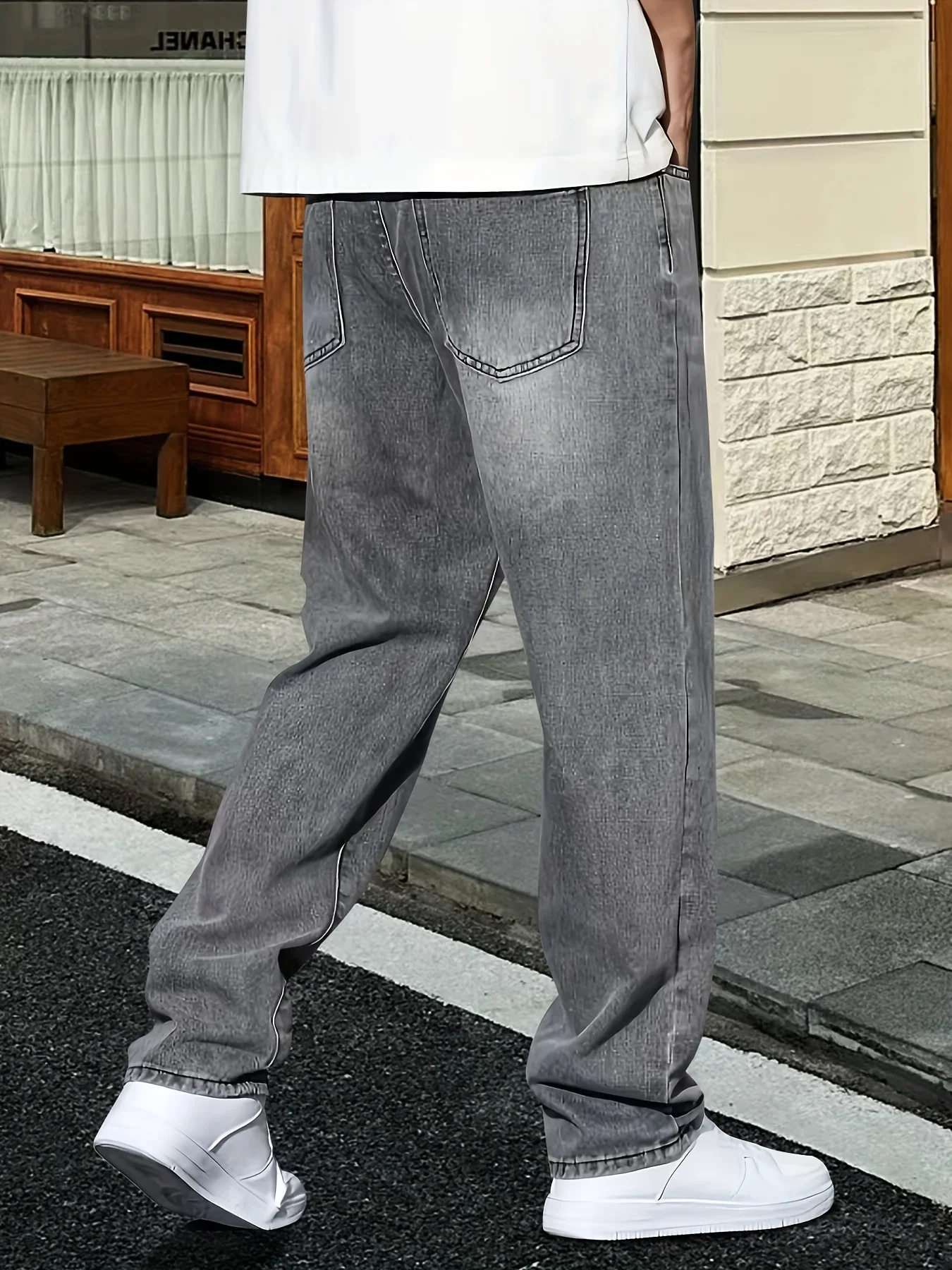 Jeans grigi da uomo, casual, l - Men'S Fashion Grey Jeans recensione e prezzo
