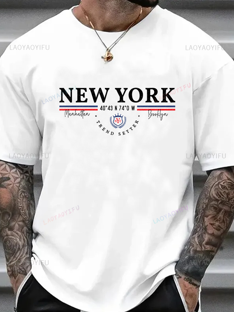 T-shirt grafica con lettera Ne - Men'S Fashion New York recensione e prezzo