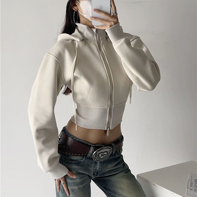 Felpe Crop da Donna con Cappuc - Mens Fashion Zip Up Hoodies recensione e prezzo
