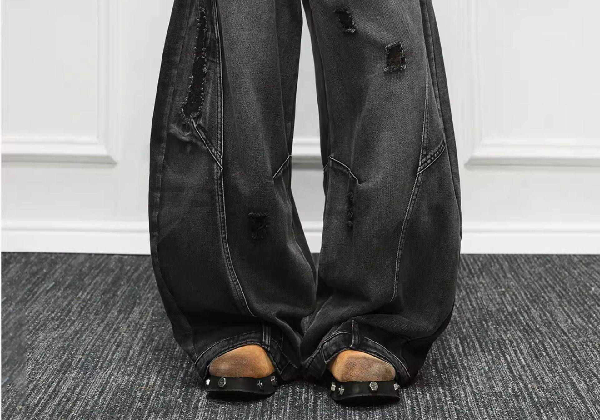 Jeans Vintage Stile Americano  - Men'S Fashion Grey Jeans recensione e prezzo