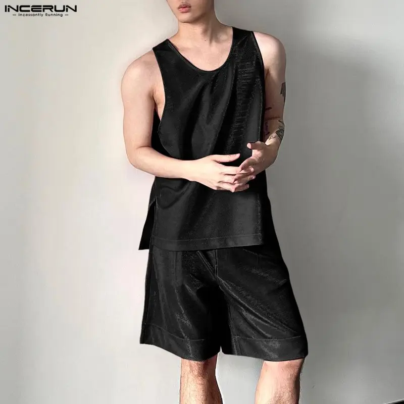 Completi da uomo INCERUN: Set  - Mens Fashion Summer recensione e prezzo