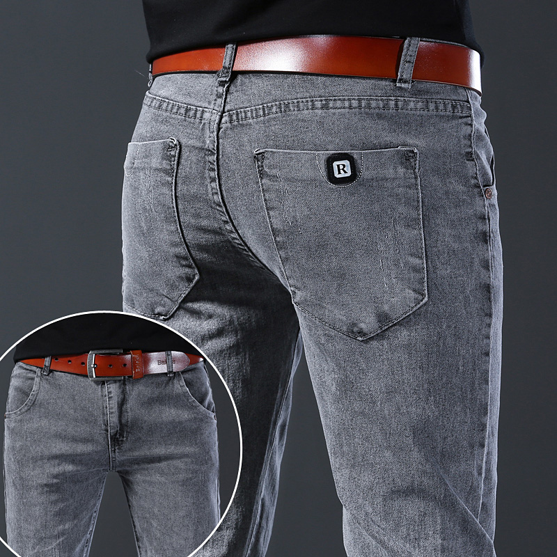 Jeans Elasticizzati Slim Fit d - Men'S Fashion Grey Jeans recensione e prezzo
