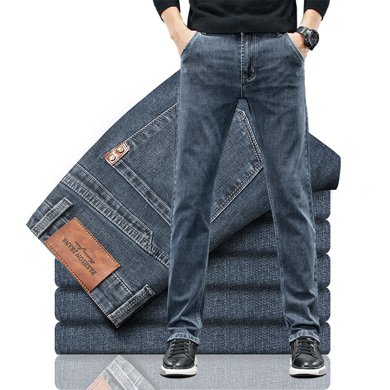 Jeans slim da uomo 2024 autunn - Men'S Fashion Grey Jeans recensione e prezzo