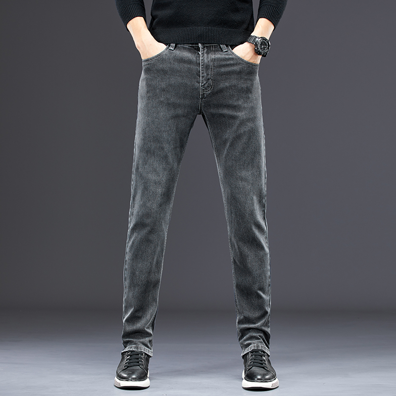 Jeans slim da uomo 2024 autunn - Men'S Fashion Grey Jeans recensione e prezzo