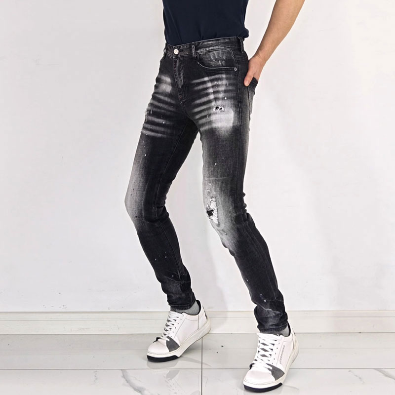 Jeans Elasticizzati da Uomo St - Men'S Fashion Grey Jeans recensione e prezzo
