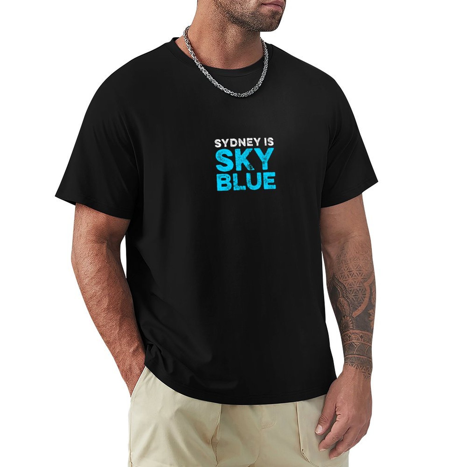 T-shirt Sydney blu cielo, magl - Men'S Fashion Sydney recensione e prezzo
