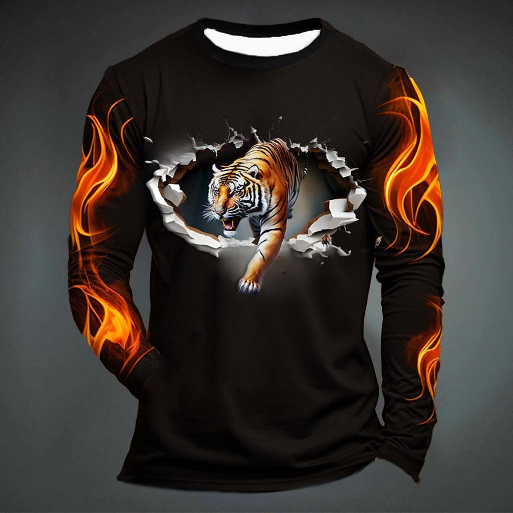 Divertente maglietta con stamp - Mens Fashion Clothes recensione e prezzo