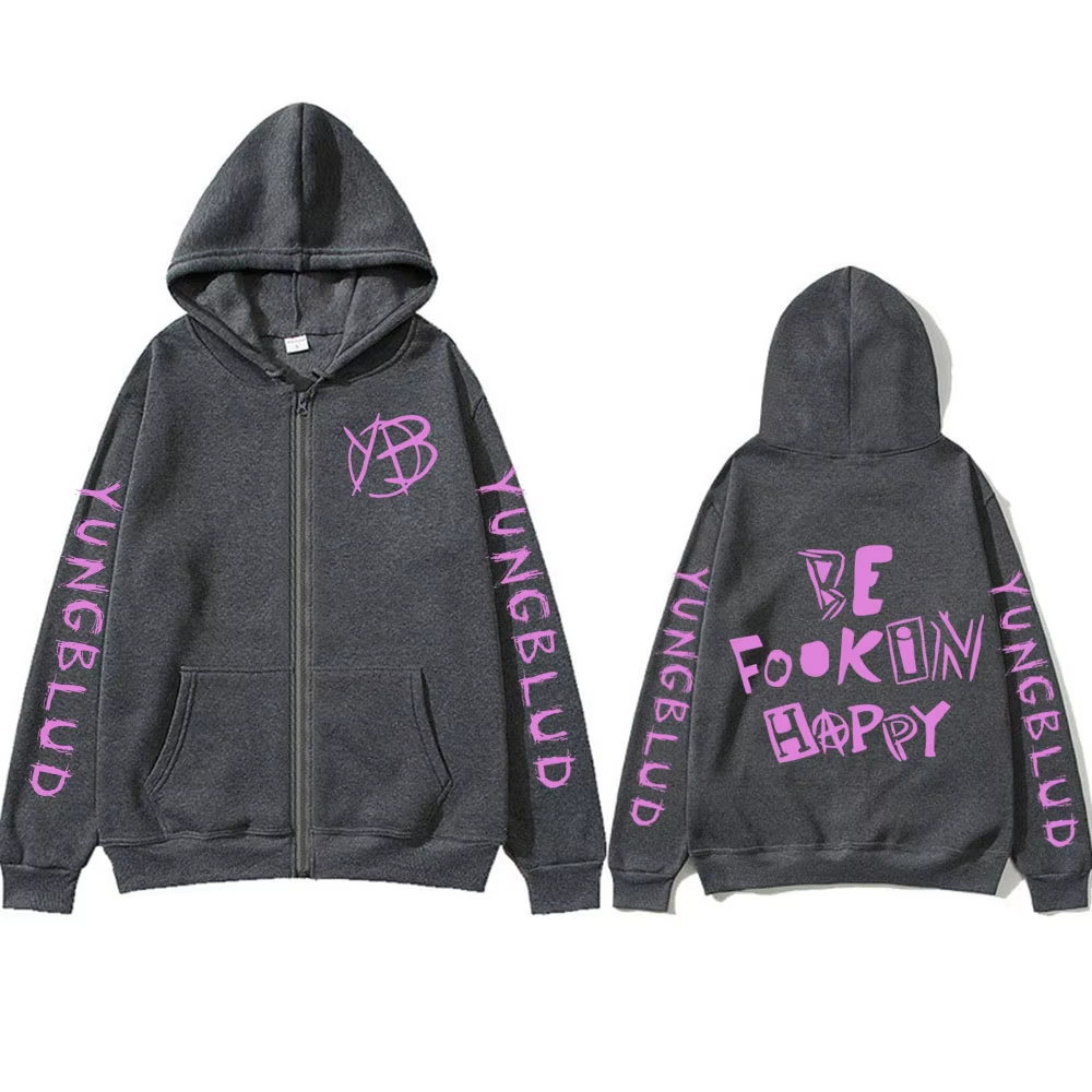 Felpa con Cappuccio e Zip Rock - Mens Fashion Zip Up Hoodies recensione e prezzo