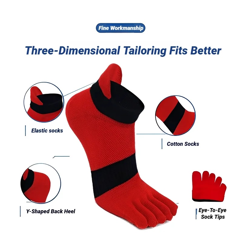 Calzini Sportivi da Uomo a 5 D - Socks Ankle Men recensione e prezzo