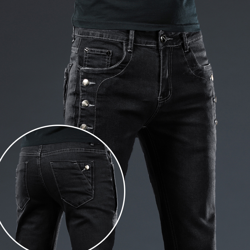 Jeans firmati da uomo classici - Men'S Fashion Grey Jeans recensione e prezzo