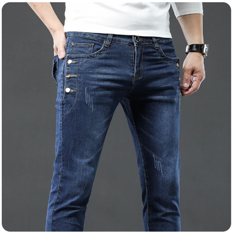 Jeans firmati da uomo classici - Men'S Fashion Grey Jeans recensione e prezzo