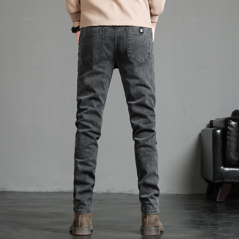 Autunno Inverno Cotone da uomo - Men'S Fashion Grey Jeans recensione e prezzo