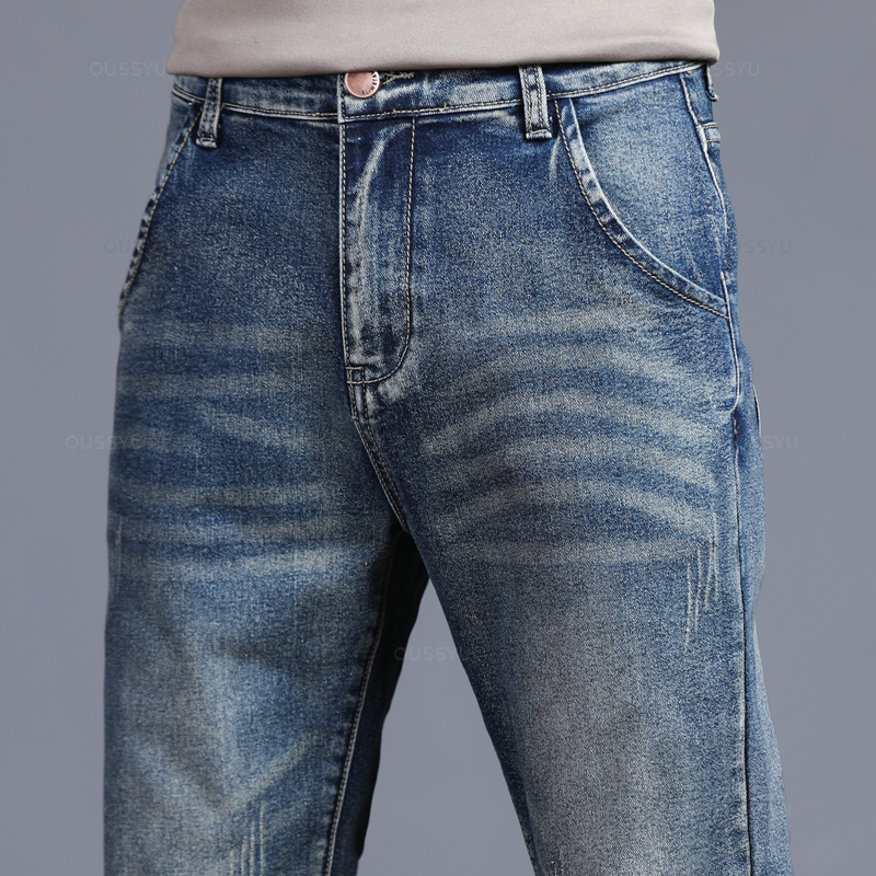 Autunno Inverno Cotone da uomo - Men'S Fashion Grey Jeans recensione e prezzo