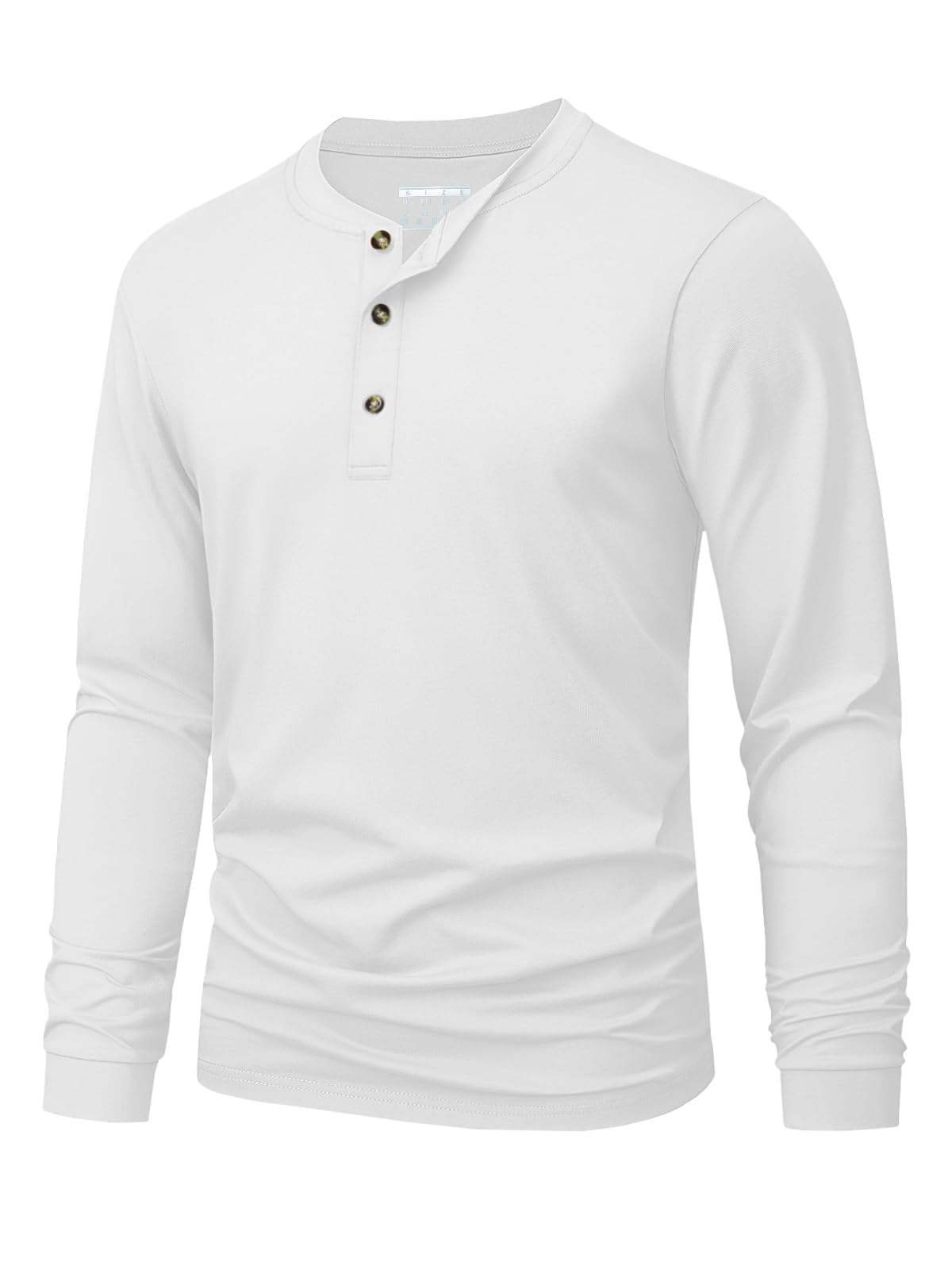 T-shirt Henley da uomo, tinta  - Mens Fashion Clothes recensione e prezzo
