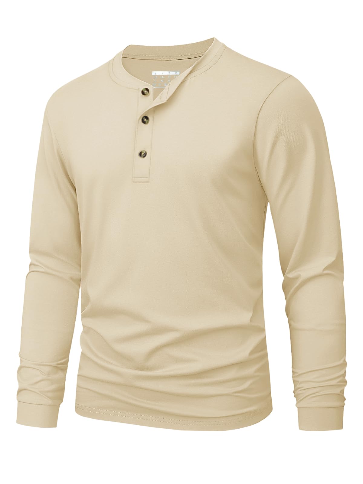 T-shirt Henley da uomo, tinta  - Mens Fashion Clothes recensione e prezzo