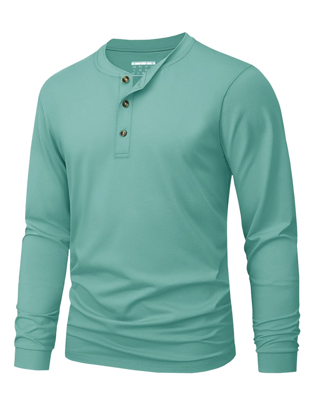 T-shirt Henley da uomo, tinta  - Mens Fashion Clothes recensione e prezzo